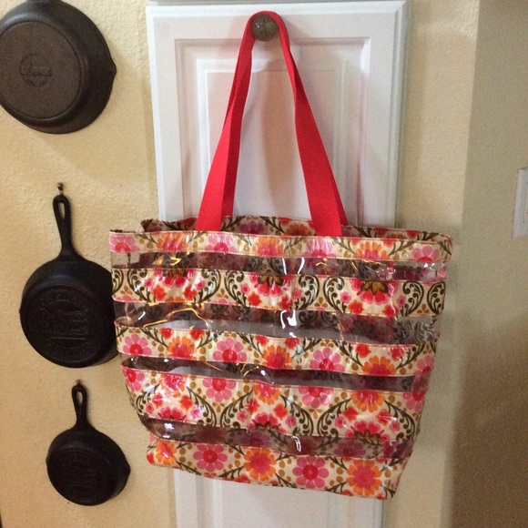 vera bradley plastic tote